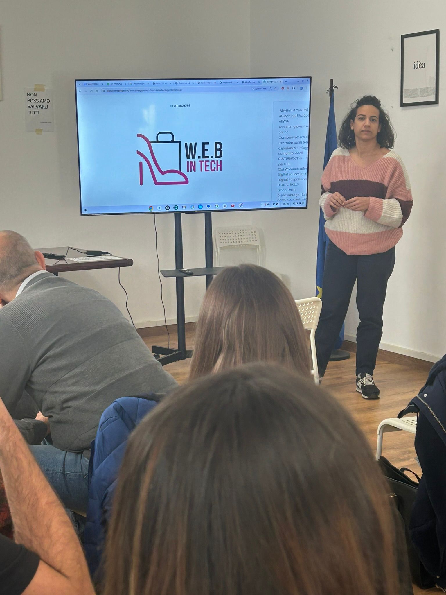W.E.B. in TECH Euro Mamme Headquarters Rome